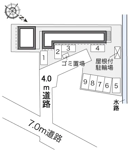 ★手数料０円★志木市中宗岡　月極駐車場（LP）